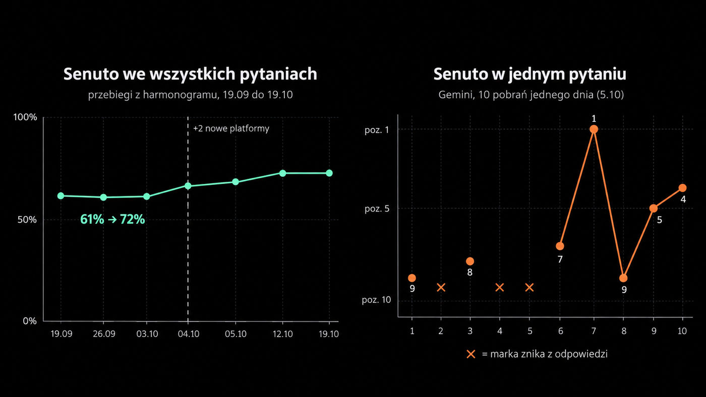 Chaos kontrolowany na przykładzie Senuto