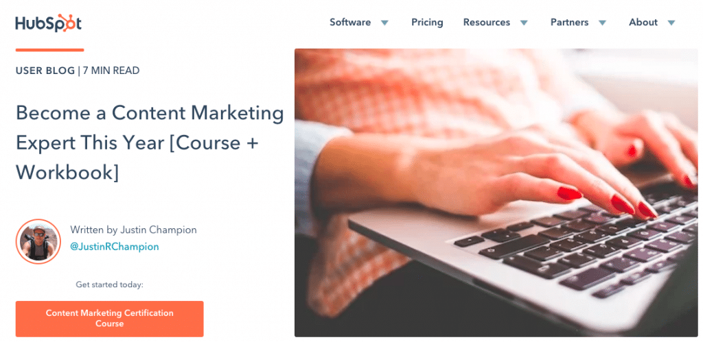 content marketing w HubSpot