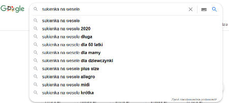 seo copywriting podobne wyszukiwania