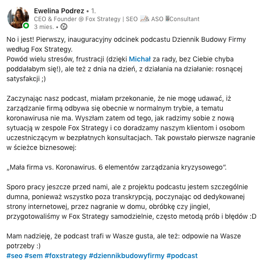 polskie podcasty seo foxstrategy