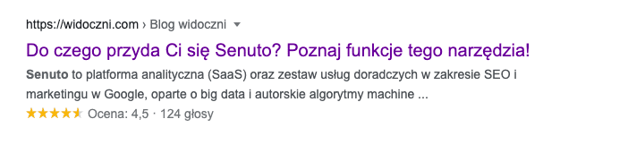 na čo je senuto serp google užitočný