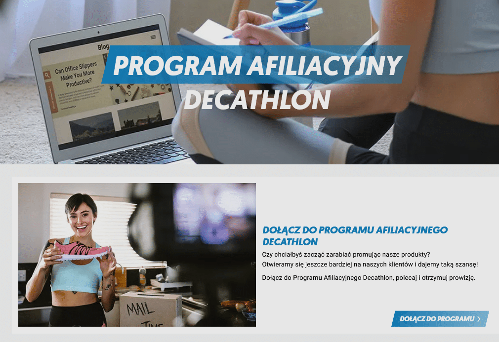 program de afiliere Decathlon