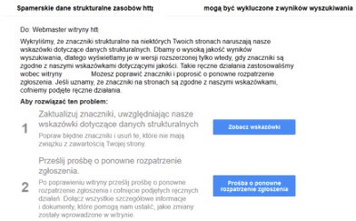 kara ręczna za spam