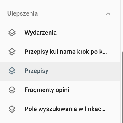 Google Search Console pentru un blog de gătit