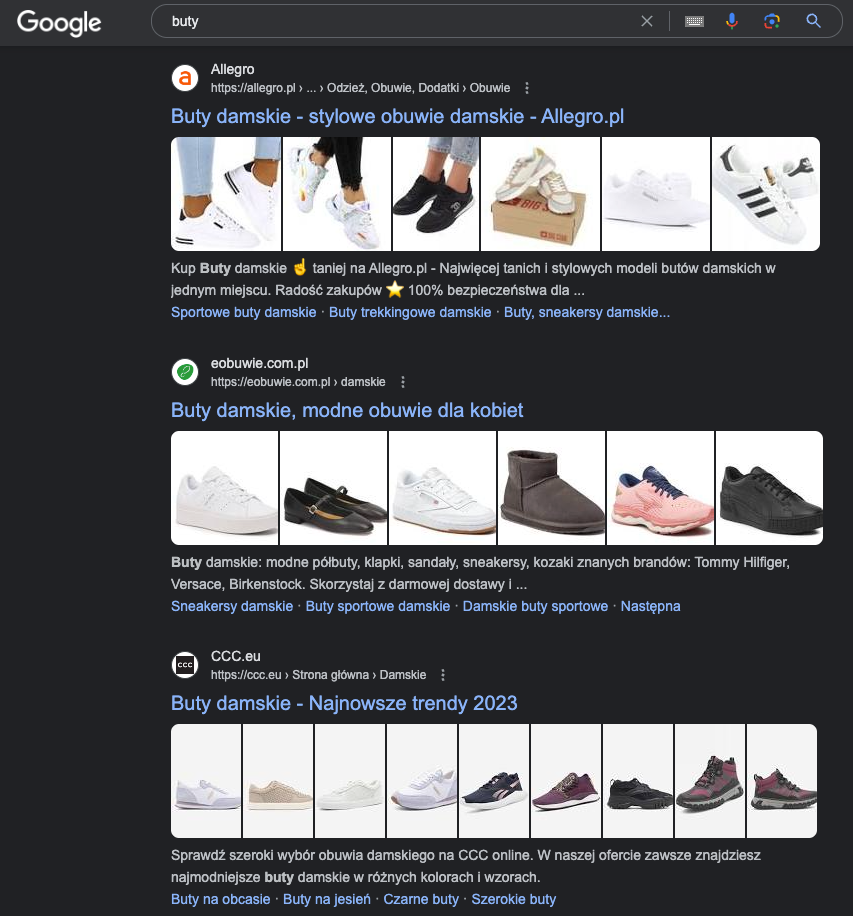 search results for the phrase shoes