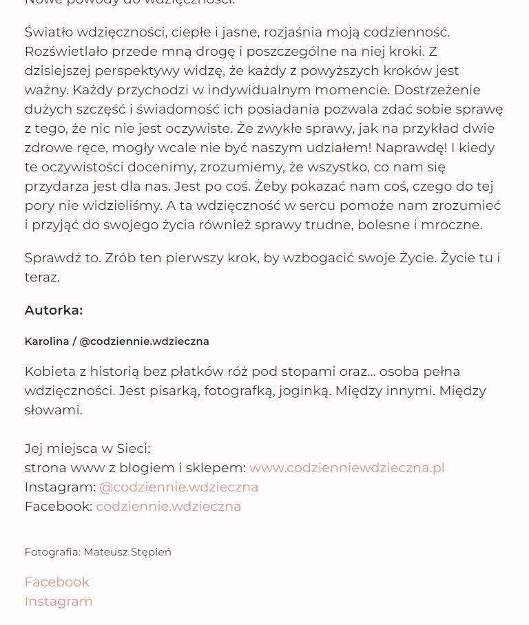 zaplecze seo |Przykładowy wpis gościnny z danymi autora i linkiem do strony głównej 