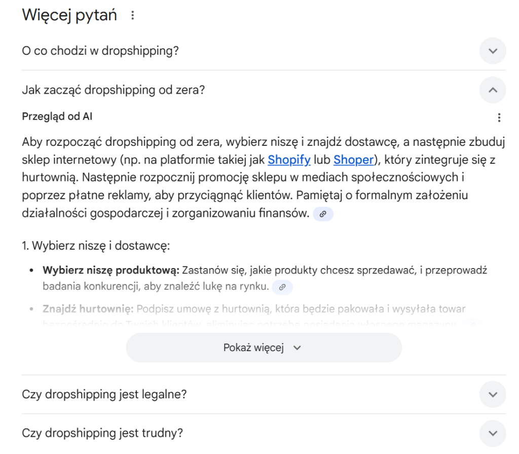 People Also Ask Google